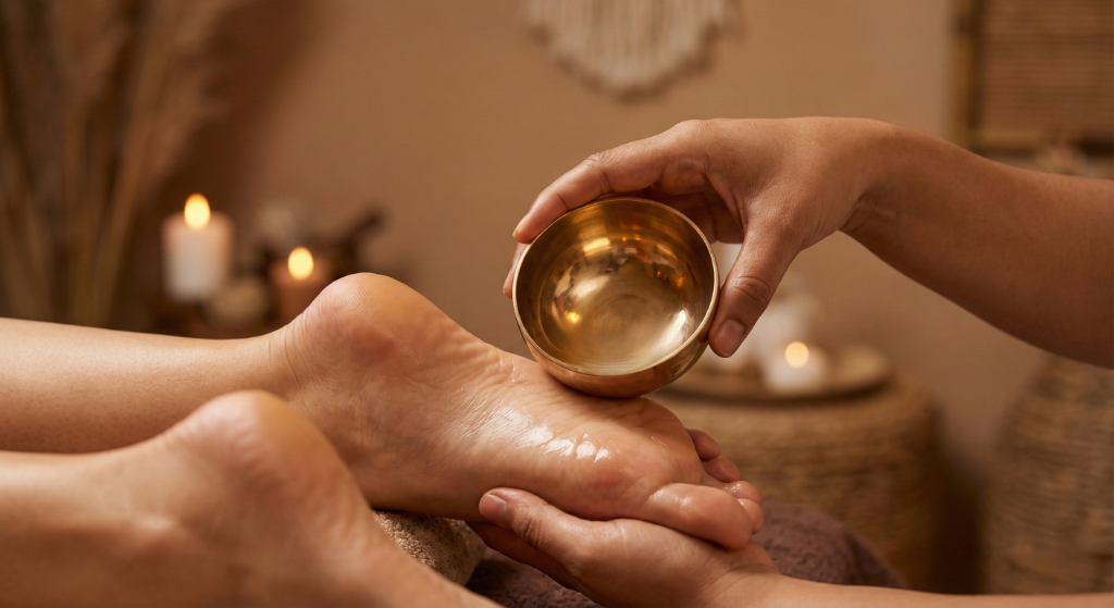 Massage au Bol Kansu à Namur — Centre Vitae