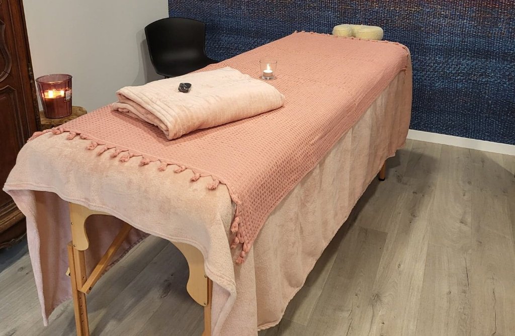 Table de massage du Centre Vitae à Namur